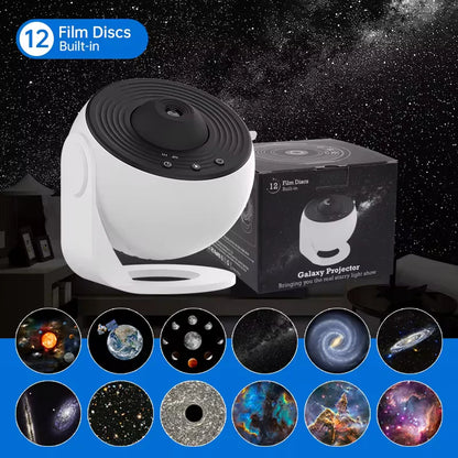 LED Night Light Galaxy Projector Starry Sky Projector 360°